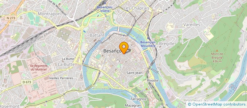 localisation de l'entreprise CLUB LUMIERE  BESANCON