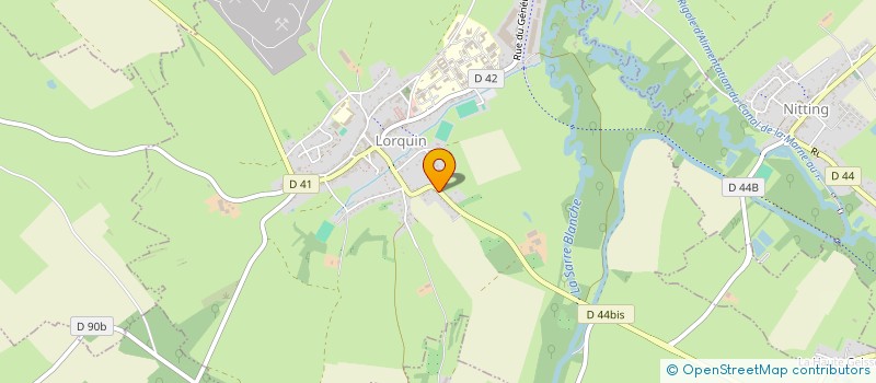 localisation de l'entreprise CLUB LUTTE  LORQUIN