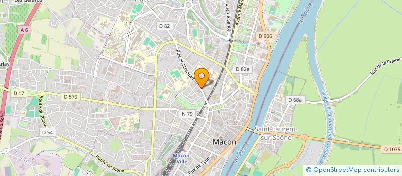localisation de l'entreprise CLUB MACON AMITIE à MACON