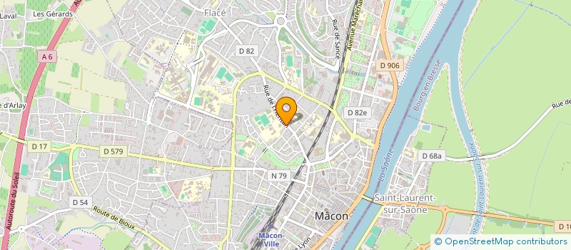 localisation de l'entreprise CLUB MACONNAIS DE KARATE DO SHOTOKAI à MACON