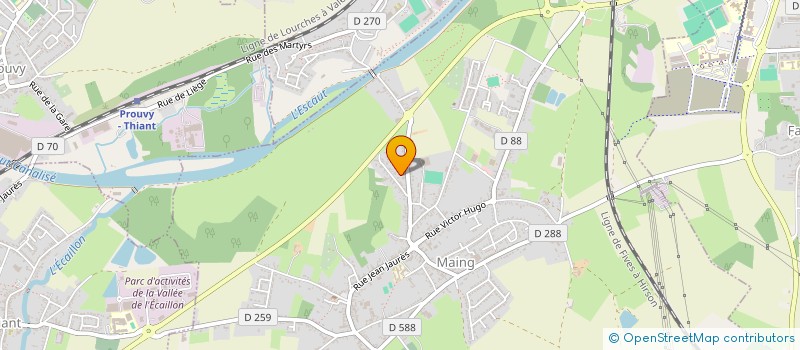 localisation de l'entreprise CLUB MAINGEOIS DES 3 X 20  MAING