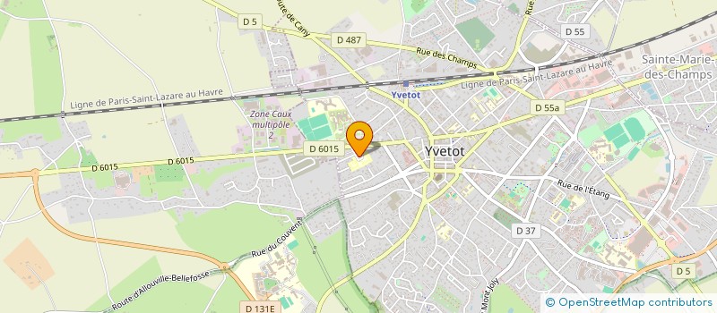 localisation de l'entreprise CLUB MANOIR BEGUINAGE à YVETOT