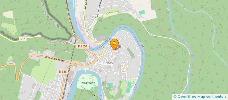 localisation de l'entreprise CLUB MAQUETTE  FUMAY