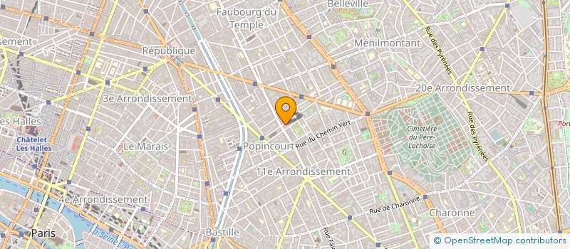 localisation de l'entreprise CLUB MARIA ET JOSEF TOURA  PARIS