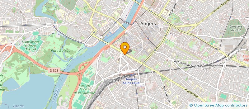 localisation de l'entreprise CLUB MECENE ET LOIRE à ANGERS