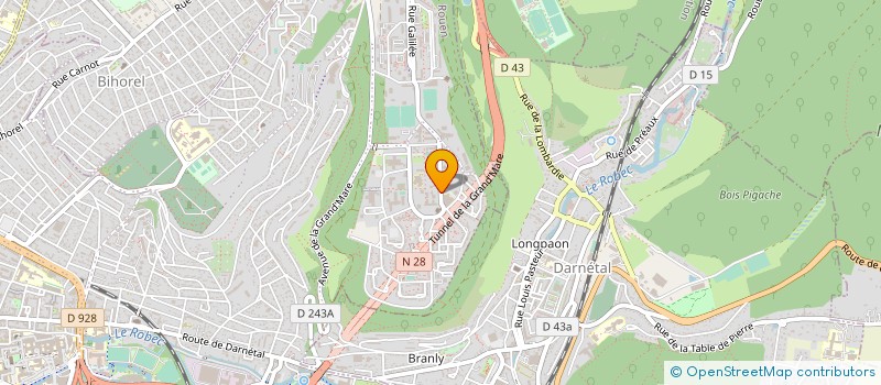 localisation de l'entreprise CLUB.MED à ROUEN