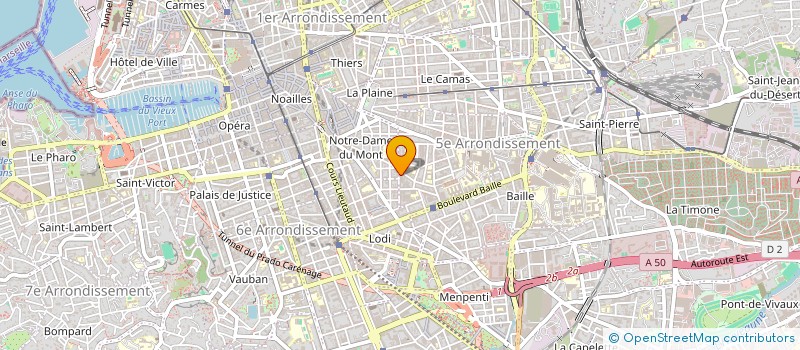 localisation de l'entreprise CLUB MEDIUMNITE à MARSEILLE