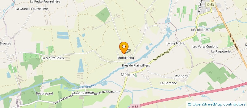 localisation de l'entreprise CLUB MER  MEHERS