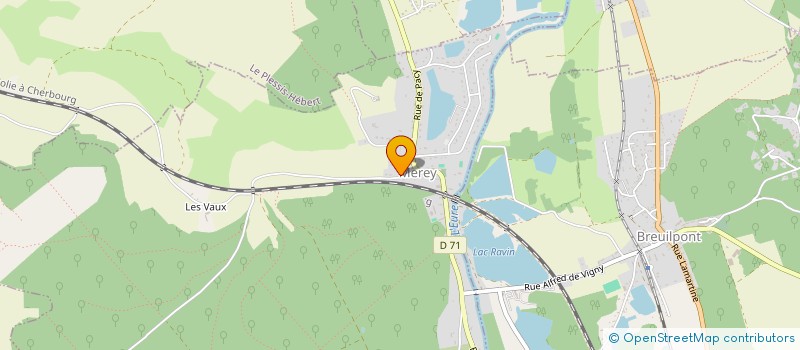 localisation de l'entreprise CLUB MEREY FRANCE EQUITATION  BREUILPONT