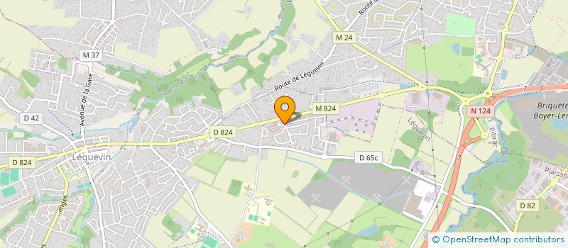 localisation de l'entreprise CLUB MIB FIGHT  LEGUEVIN