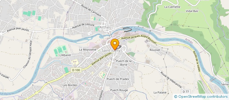 localisation de l'entreprise CLUB MINERALOGIQUE DE L'ALBIGEOIS à SAINT-JUERY
