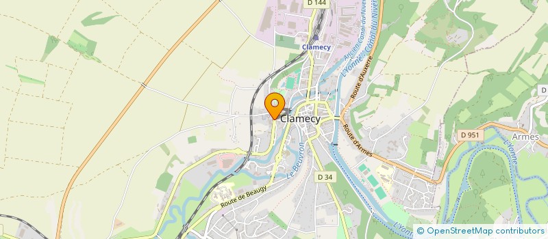 localisation de l'entreprise CLUB MODELISME CLAMECY CMC à CLAMECY
