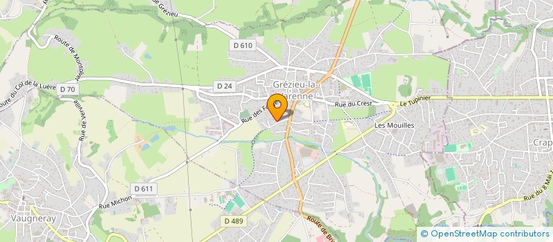 localisation de l'entreprise CLUB MODELISME NAVAL RHODANIEN  GREZIEU-LA-VARENNE