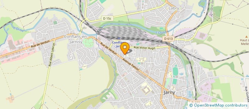 localisation de l'entreprise CLUB MODELISME & SCIENTIFIQUE DU JARNISY  JARNY
