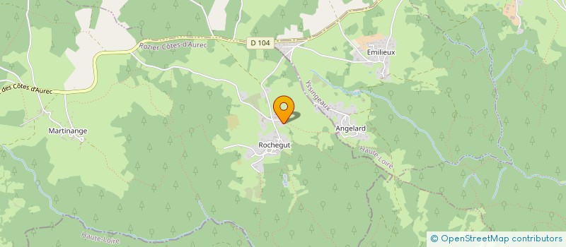 localisation de l'entreprise CLUB MODELISTE FERROVIAIRE DU HAUT FOREZ à ESTIVAREILLES