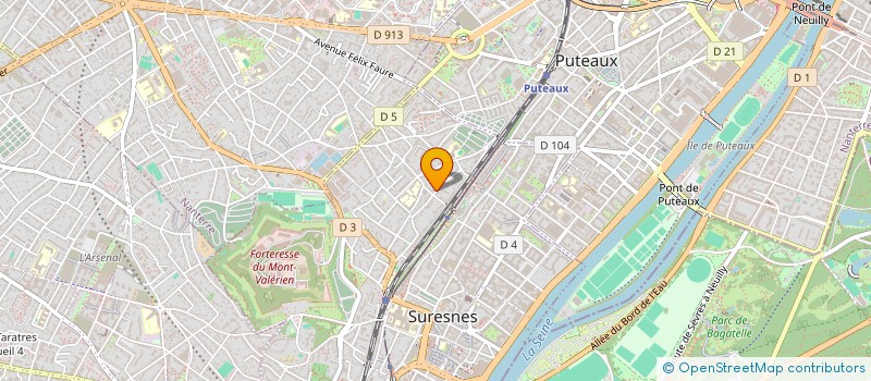 localisation de l'entreprise CLUB MOJO à SURESNES