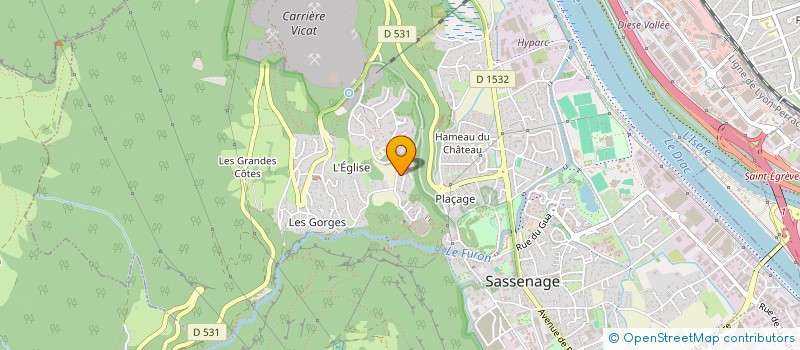 localisation de l'entreprise CLUB MONTAGNARD SASSENAGEOIS à SASSENAGE