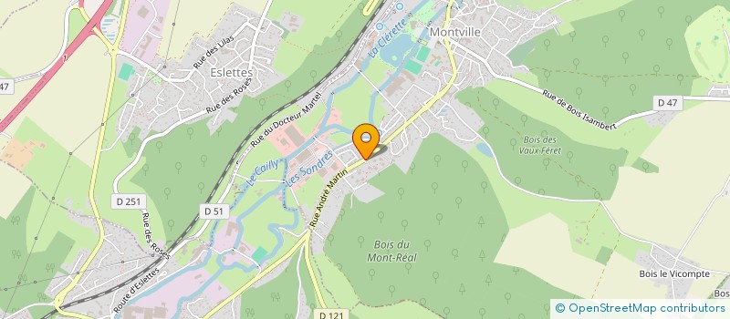localisation de l'entreprise CLUB MONTIVILLAIS DE FOOTBALL DE TABLE  MONTVILLE