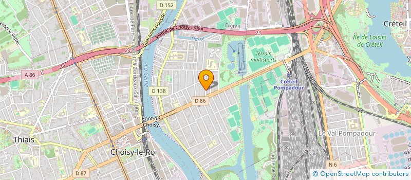 localisation de l'entreprise CLUB MOUCHE CHOISY ROI ENVIRONS à CHOISY-LE-ROI