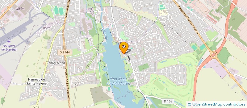 localisation de l'entreprise CLUB MOUCHE DE BOURGES  BOURGES