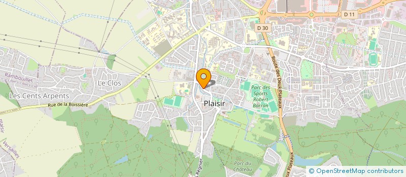 localisation de l'entreprise CLUB MOUCHE DE PLAISIR à PLAISIR