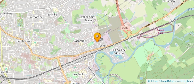 localisation de l'entreprise CLUB MOUCHE DU MANS  LE MANS