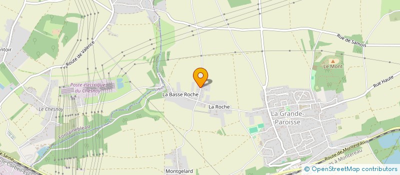 localisation de l'entreprise CLUB MULTI-BOXE DE MONTEREAU  LA GRANDE-PAROISSE