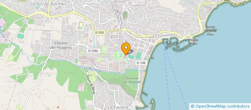 localisation de l'entreprise CLUB MULTI BOXE MEDITERRANEEN  BORMES-LES-MIMOSAS