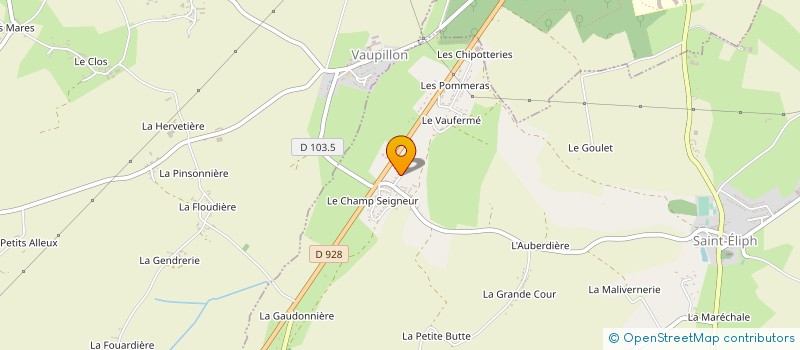 localisation de l'entreprise CLUB MULTIPECHE LES HAUTS DE L'EURE à SAINT-ELIPH