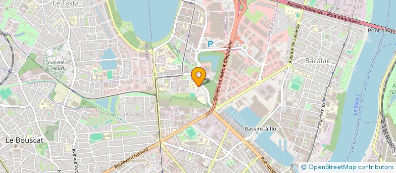 localisation de l'entreprise CLUB MULTISPORTS BORDEAUX LAC  BORDEAUX