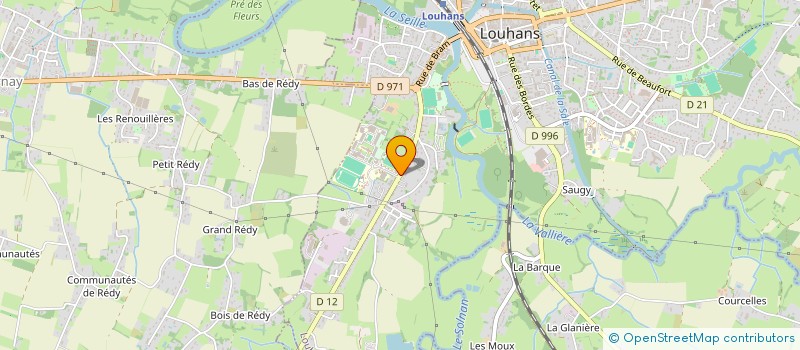 localisation de l'entreprise CLUB MULTISPORTS ENFANTS à LOUHANS