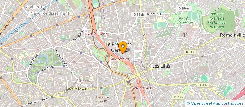 localisation de l'entreprise CLUB MUNICIPAL GERVAISIEN 3 AGE à LE PRE-SAINT-GERVAIS