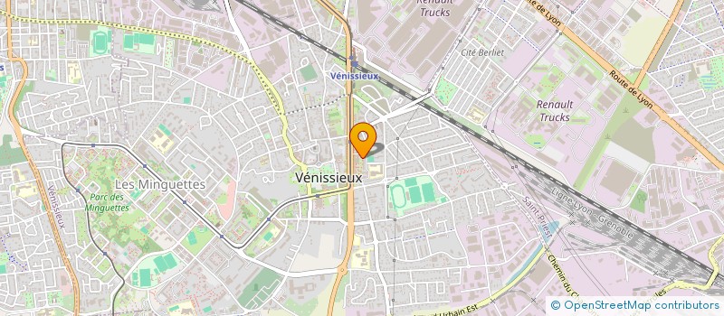 localisation de l'entreprise CLUB MUNICIPAL OMNISPORT DE VENISSIEUX  VENISSIEUX