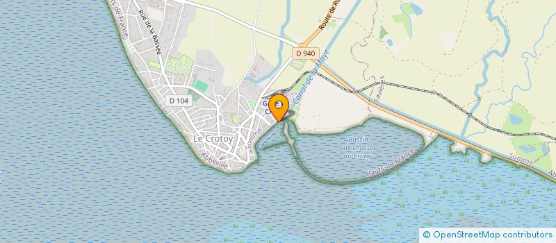 localisation de l'entreprise CLUB NAUTIQUE BAIE DE SOMME à LE CROTOY