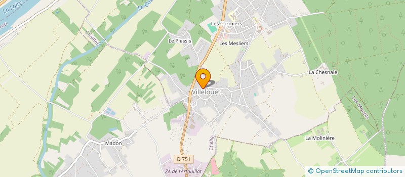 localisation de l'entreprise CLUB NAUTIQUE CONTROIS  LE CONTROIS-EN-SOLOGNE