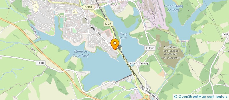 localisation de l'entreprise CLUB NAUTIQUE CREUSOTIN à TORCY