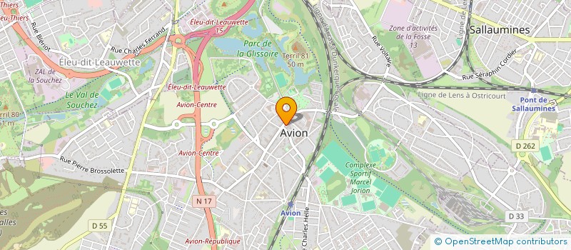 localisation de l'entreprise CLUB NAUTIQUE D AVION  AVION