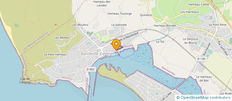 localisation de l'entreprise CLUB NAUTIQUE DE BARNEVILLE CARTERET  BARNEVILLE-CARTERET