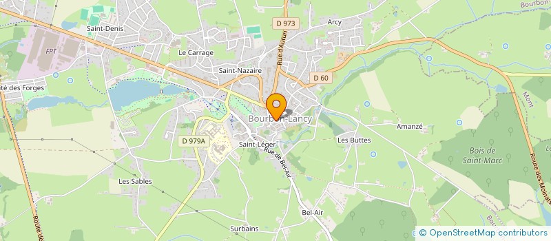 localisation de l'entreprise CLUB NAUTIQUE DE BOURBON LANCY  BOURBON-LANCY