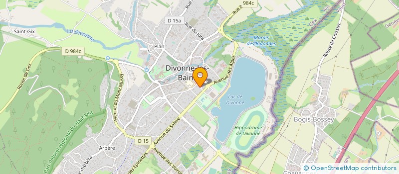 localisation de l'entreprise CLUB NAUTIQUE DE DIVONNE à DIVONNE-LES-BAINS
