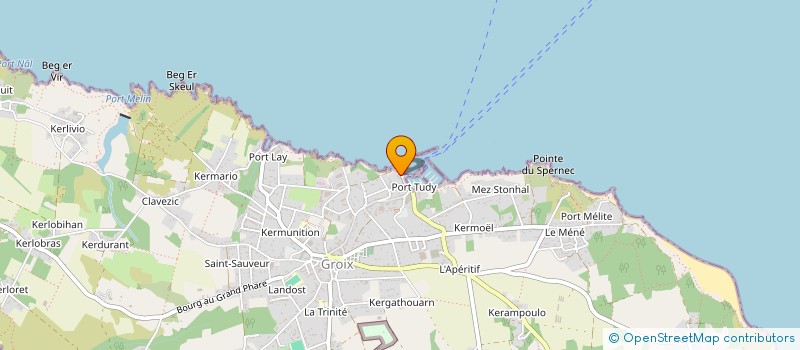 localisation de l'entreprise CLUB NAUTIQUE DE GROIX  GROIX