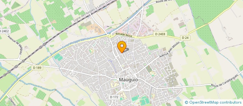 localisation de l'entreprise CLUB NAUTIQUE DE MONTPELLIER à MAUGUIO