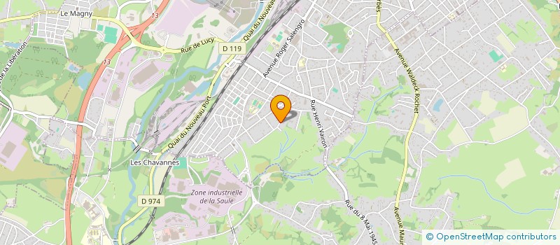 localisation de l'entreprise CLUB NAUTIQUE DE SANVIGNES à MONTCEAU-LES-MINES
