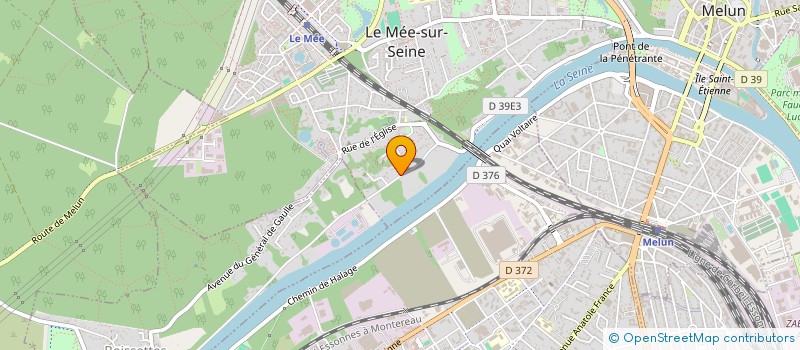 localisation de l'entreprise CLUB NAUTIQUE DES PRAILLONS  BOISSETTES