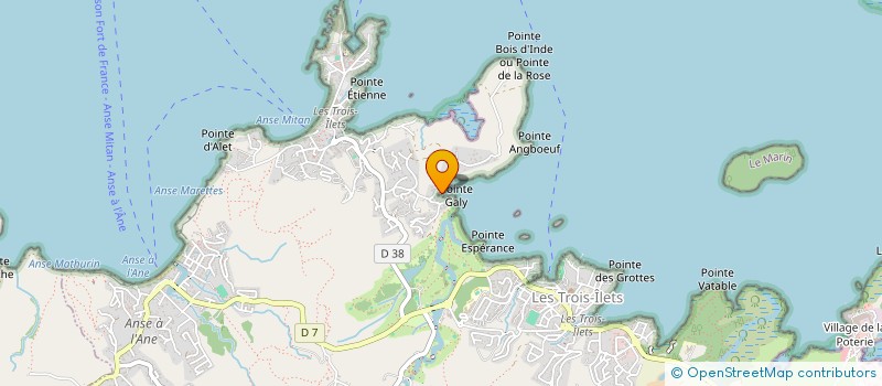 localisation de l'entreprise CLUB NAUTIQUE DES TROIS ILETS à LES TROIS-ILETS