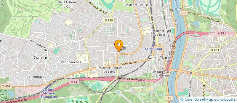 localisation de l'entreprise CLUB NAUTIQUE DU 19EME CN 19 à BOULOGNE-BILLANCOURT
