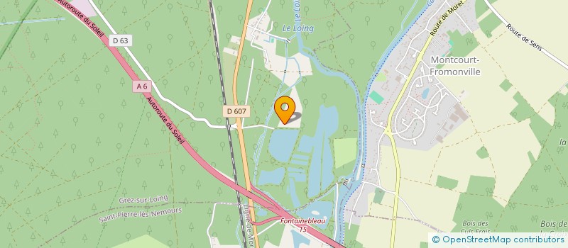 localisation de l'entreprise CLUB NAUTIQUE DU GATINAIS  GREZ-SUR-LOING