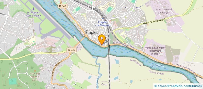 localisation de l'entreprise CLUB NAUTIQUE ETAPLES  ETAPLES