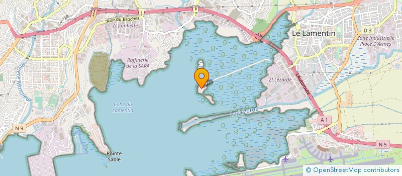 localisation de l'entreprise CLUB NAUTIQUE LE NEPTUNE à LE LAMENTIN