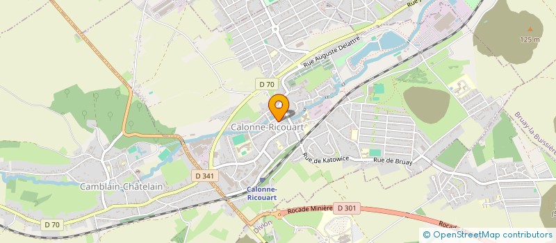 localisation de l'entreprise CLUB NAUTIQUE LES MARSOUINS à CALONNE-RICOUART